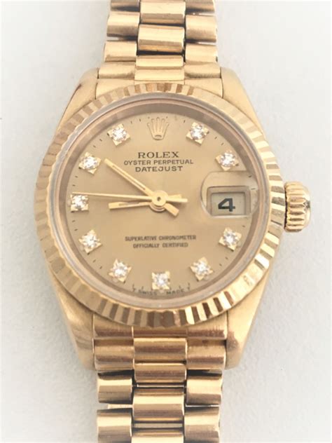 rolex dames oyster dames 18 karaat|Rolex lady datejust 18.